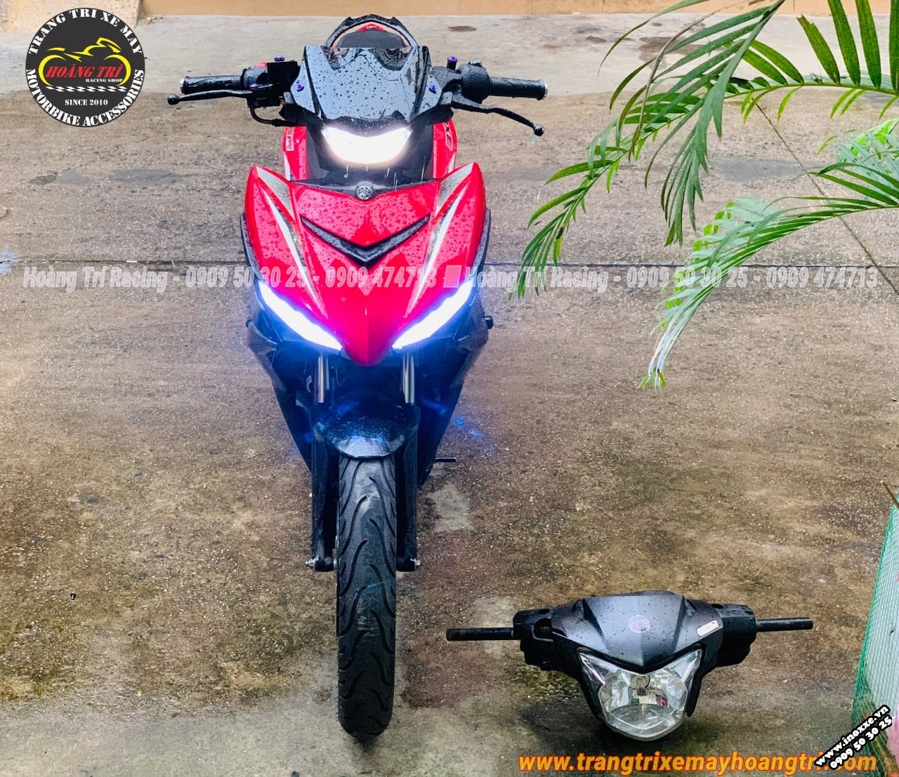 TRỌN BỘ ĐẦU ĐÈN EXCITER 155 VVA ĐỘ CHO XE EXCITER 150 2015-2018